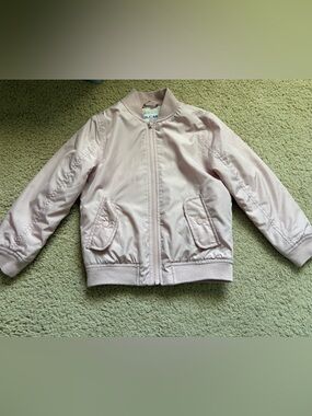 Old Navy Light Pink Girls Bomber Jacket